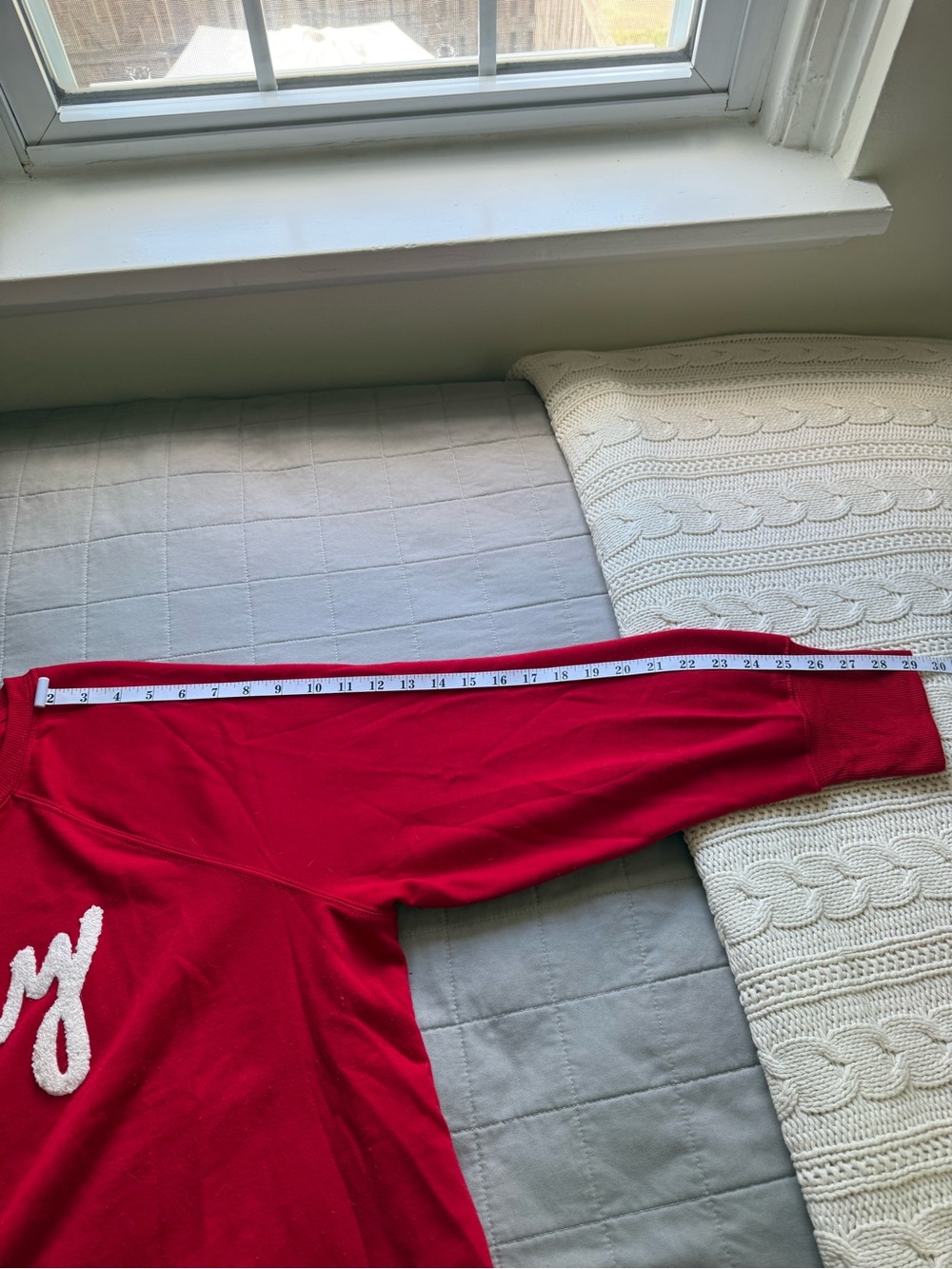 Philosophy Red "Merry" Holiday Sweatshirt Soft - 2X - Picture 7 of 11